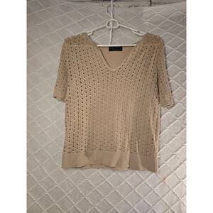 Women's Banana Republic Short Sleeve Tee in Beige